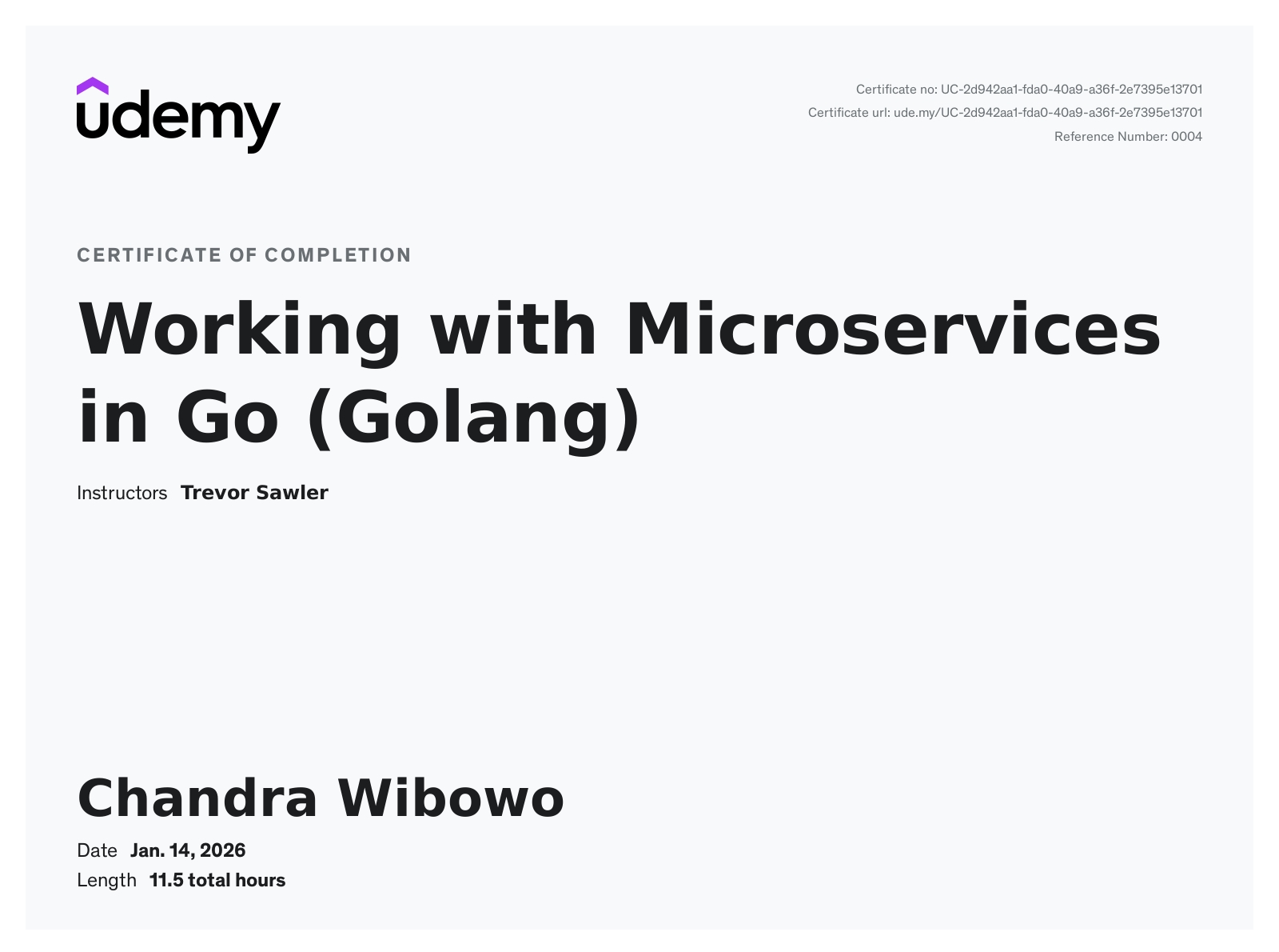 Working with Microservices in Go (Golang) - Chandra Wibowo